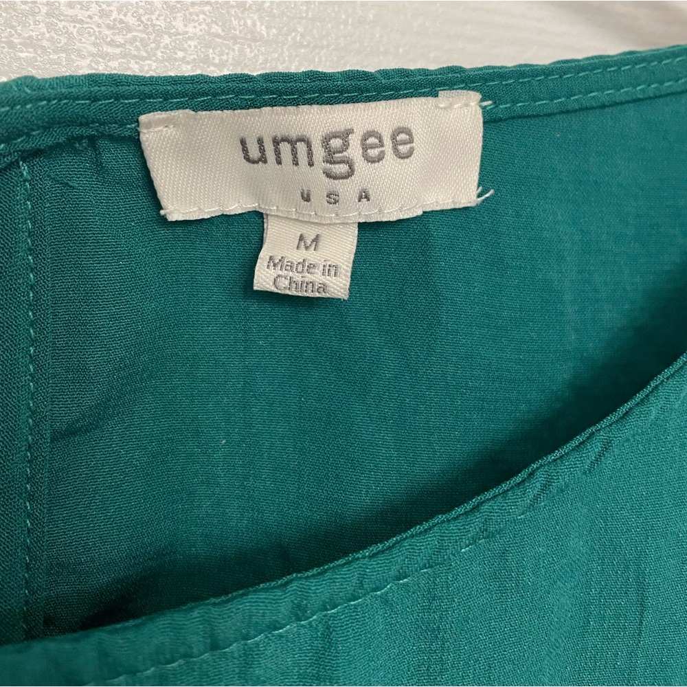 M Umgee Ruffle 3/4 Sleeve Top - Picture 3 of 3